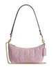 Coach Caitlin Shoulder Bag With Quilting Carnation