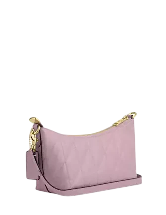 Coach Caitlin Shoulder Bag With Quilting Carnation