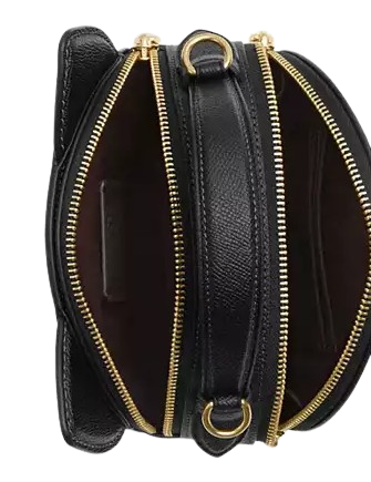 Coach Canteen Crossbody Bag With Halloween Cat Black 