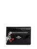 Coach Card Case With Charms Black