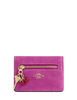 Coach Card Case With Charms Magenta