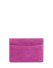 Coach Card Case With Charms Magenta
