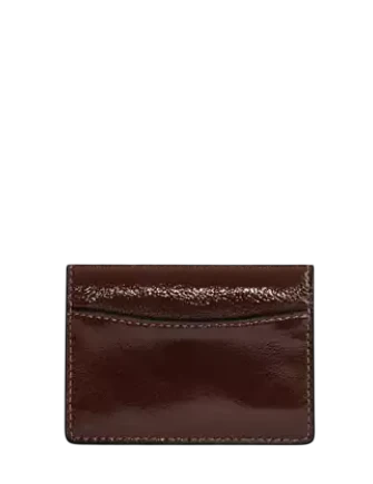Coach Card Case With Charms Maple