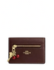 Coach Card Case With Charms Maple
