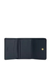 Coach Card Holder Wallet In Signature Canvas With Cherry Print Denim