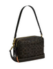 Coach Carey Crossbody Bag In Loved Signature Canvas With Charms Brown