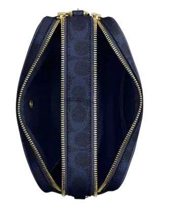 Coach Carey Crossbody Bag In Signature Canvas Navy
