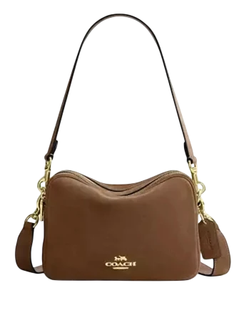 Coach Carey Crossbody Bag Warm Brown