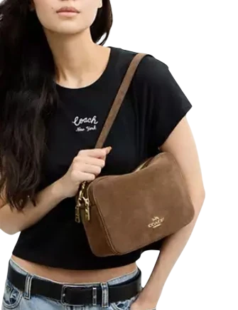 Coach Carey Crossbody Bag Warm Brown