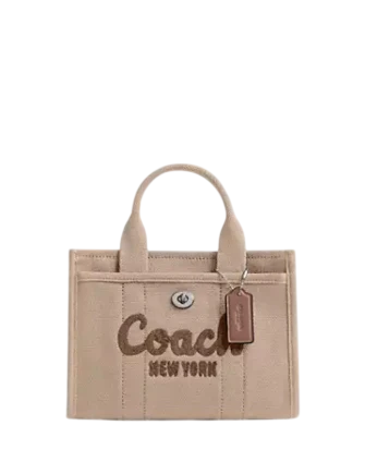 Coach Cargo Tote Bag 20 Dark Natural