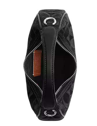 Coach Carmen Mini Crossbody Bag In Signature Denim Black