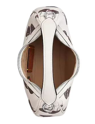 Coach Carmen Mini Crossbody Bag With Cherry Print Chalk