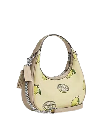 Coach Carmen Mini Crossbody Bag With Lemon Print  Garden Glade 