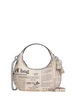 Coach Carmen Mini Crossbody Bag With Newspaper Print Chalk