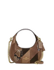 Coach Carmen Mini Crossbody Bag With Patchwork Mushroom