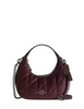Coach Carmen Mini Crossbody Bag With Quilting Burgundy