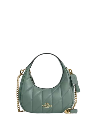 Coach Carmen Mini Crossbody Bag With Quilting Sage