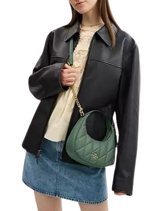 Coach Carmen Mini Crossbody Bag With Quilting Sage