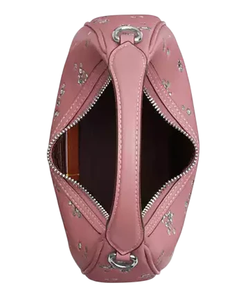 Coach Carmen Mini Crossbody Bag With Star Print Dusty Pink