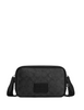 Coach Carrier Phone Crossbody In Signature Canvas Charcoal Black