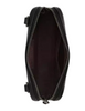 Coach Carrier Phone Crossbody In Signature Canvas Charcoal Black
