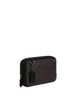 Coach Carrier Phone Crossbody In Signature Canvas Walnut Black