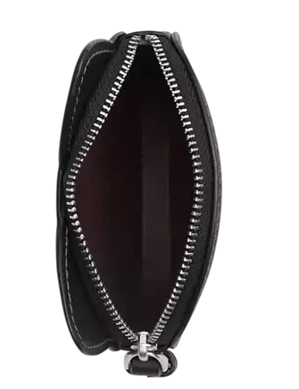 Coach Cat Coin Case Black