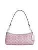 Coach Charlotte Shoulder Bag In Signature Canvas Pink Rose