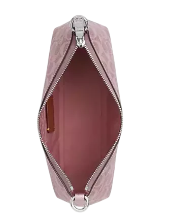 Coach Charlotte Shoulder Bag In Signature Canvas Pink Rose