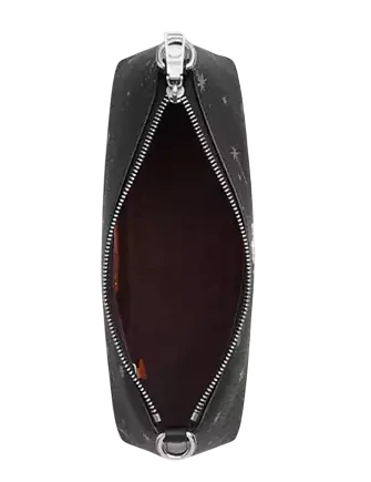 Coach Charlotte Shoulder Bag With Star Print Black