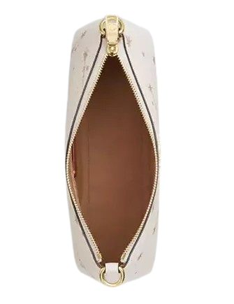 Coach Charlotte Shoulder Bag With Star Print Chalk