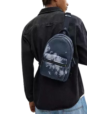 coach charter mini backpack Coach Charter Pack With Tie Dye Print