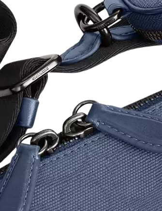 Coach Charter Slim Crossbody Bag In Signature Canvas Jacquard Washed Chambray