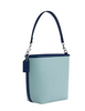 Coach City Bucket Bag In Colorblock Light Blue Deep Blue