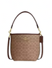 Coach City Bucket Bag In Signature Canvas Tan Brown