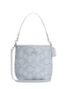 Coach City Bucket Bag In Sketch Signature Canvas Ice Blue