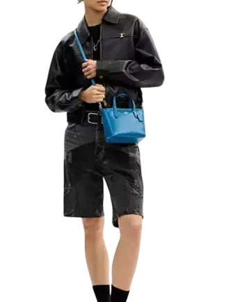 Coach City Mini Tote Bag Blue Jay