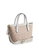 Coach City Mini Tote Bag In Signature Canvas Sand Chalk