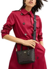 Coach City Mini Tote Bag In Signature Canvas Walnut Black