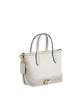 Coach City Mini Tote Bag In Signature Canvas White Chalk