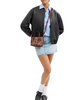 Coach City Mini Tote Bag In Signature Canvas With Cherry Print Tan