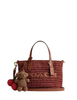 Coach City Mini Tote Bag With Charms Russet