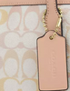 Coach City Tote Bag In Pretty Signature Canvas Chalk Pink