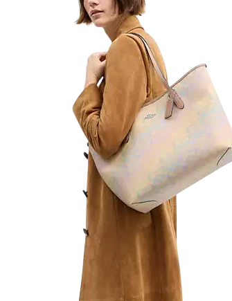 Coach City Tote Bag In Rainbow Signature Canvas | Brixton Baker Coach City Tote Bag In Rainbow Signature Canvas | Brixton Baker
