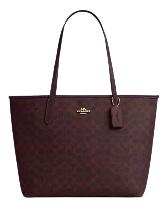 Coach City Tote Bag In Signature Canvas