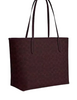 Coach City Tote Bag In Signature Canvas Black Currant