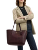 Coach City Tote Bag In Signature Canvas Black Currant