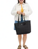 Coach City Tote Bag In Signature Canvas Charcoal Black