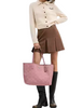 Coach City Tote Bag In Signature Canvas Dusty Pink