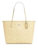 Coach City Tote Bag In Signature Canvas Hay